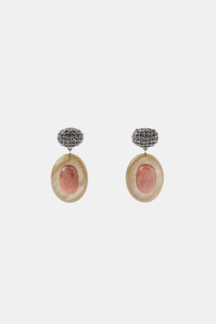 Zara СЕРЬГИ С БЛЕСТЯЩИМ КАМНЕМ 530139573-807-3