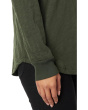 Mod-o-doc Long Sleeve Oversized Lo-Hi Top