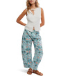 We The Free Good Luck Printed Barrel Jeans