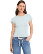 Pointelle Rib Georgia Tee