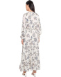 V-Neck Long Sleeve Maxi