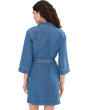 Denim 3/4 Sleeve Short Dress