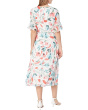 Short Sleeve Tie Wrap Dress