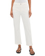 Madewell Женские короткие джинсы прямого кроя Dean Easy белого цвета