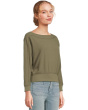 Rib Trim Seamed Top