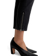 Mari Mid-Rise Slim Straight Crop Jeans in Elixir