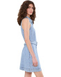Eileen Halter Denim Dress With Belt