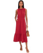 Coastal Double Gauze Tiered Midi Dress