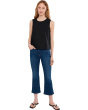 The Short Stretch Flare Crop Jean in Osgoode