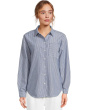 Long Sleeve Striped Oversized Shirt