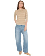 3/4 Sleeve Stripe Envelope Boat Tee