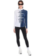Sunsense Positive-Negative Split Tone Long Sleeve Top