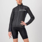 Castelli Женская эластичная велосипедная куртка Squadra с длинным рукавом и светоотражающими элементами