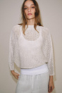 Zara ВЯЗАНЫЙ СВИТЕР С ШИРОКИМИ РУКАВАМИ 509646484-081-2