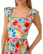 Flutter Sleeveless Short Dress