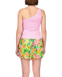 One Shoulder Rib Tank