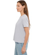 Jacee Shirred Shoulder Tee
