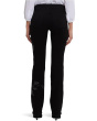Marilyn Straight Embroidery Jeans in Black Rinse