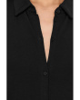 Stretch Jersey Knit Classic Collar Dress