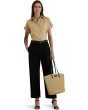 Linen Dolman-Sleeve Shirt