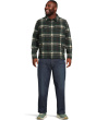 Plaid Button Down Shirt Jacket