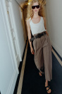 Zara САНДАЛИИ НА ПЛОСКОЙ ПОДОШВЕ С ПРЯЖКАМИ черного цвета