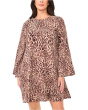 Bell Sleeve Mini A-Line Dress
