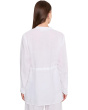 Organic Handkerchief Linen Long Shirt With Drawstrng