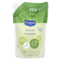 Mustela, Eco Recharge Refill, семейный, очищающий гель, для волос и тела, без отдушек, 400 мл