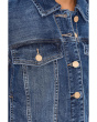 Bracelet Length High Cuff Trucker Jean Jacket