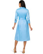 Taffeta Shirt Midi Dress