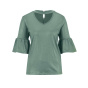 Volantshirt, gr_n-metallic