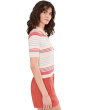 Giselle Textured Stripe Polo