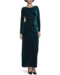 Velvet Long Sleeve Maxi