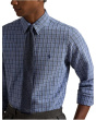 Classic Fit Plaid Brushed Oxford Shirt