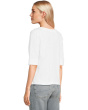 Cuffed Sleeve Split Neck