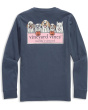 Ghost Pups Logo Box Long Sleeve Pocket Tee (Little Kid/Big Kid)