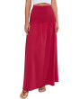 Beach Edit Shirred Waist Midi Skirt