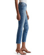 Mari Mid-Rise Slim Straight Crop Jeans in 13 Years Reign
