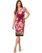 Tie Front Stretch Twill Dress