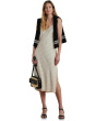 Polka-dot Satin Charmeuse Slip Dress