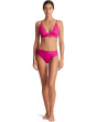 Beach Club Solids Triangle V-Neck Bikini Top
