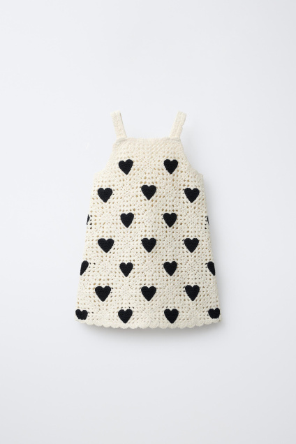 Zara Платье с крючком в форме сердца 506437405-070-18