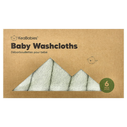 KeaBabies, детские мочалки, 6 шт.