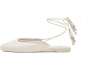 Eloise Ankle Wrap Mule Flats