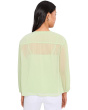 Half Placket Shirred Yoke Blouse
