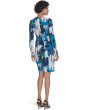 Long Sleeve Floral Jersey Sheath