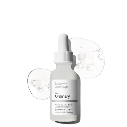 The Ordinary Niacinamide 10%   Zinc 1%, Smoothing Serum for Blemish-Prone Skin