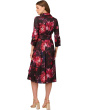 Printed Taffeta Shirt Dress