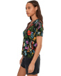The Janie Favorite Short Sleeve Henley Tee- Kahlan
